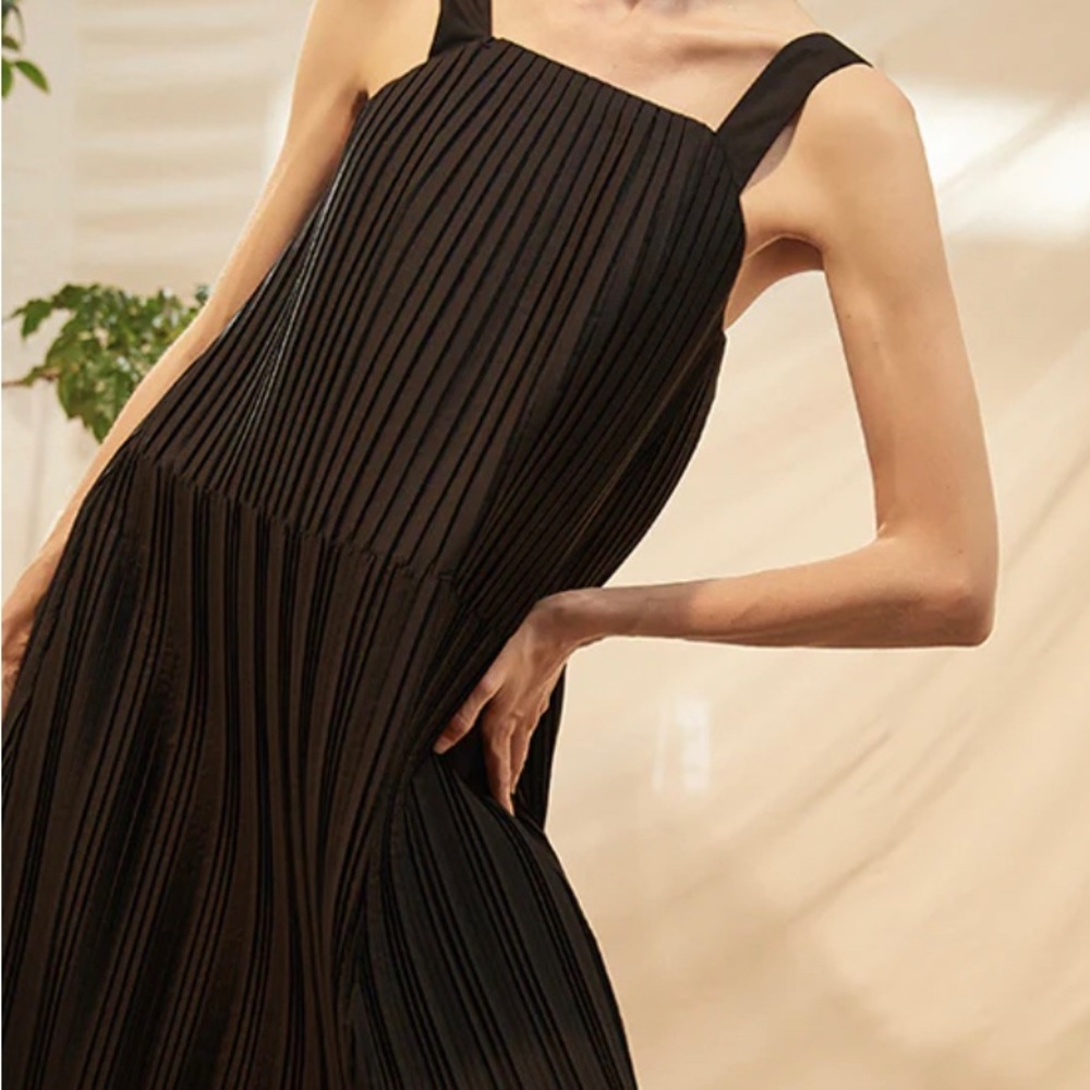 Pleated Maxi Dress